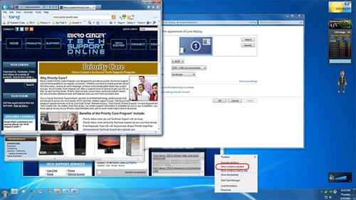 Windows 7 Crowded Desktop